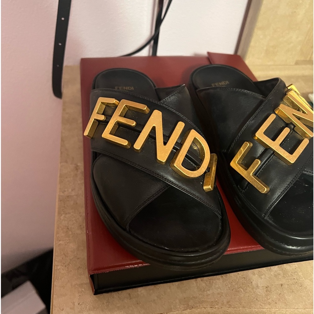 FENDI Graphy Sandals